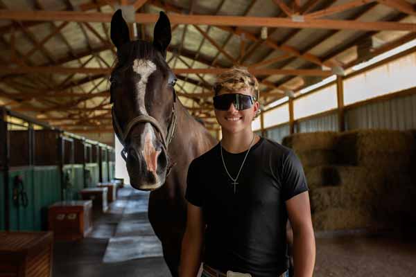 High School Senior and His Horse | Equine Photography in Franklin TN | Moments By T Pet Photography