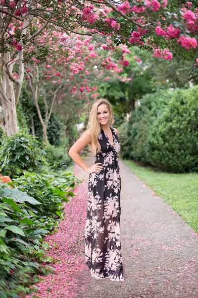 Outdoor Spring Senior Session in Franklin | Senior Sessions by Moments By T