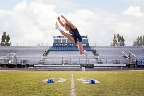 Cheerleading Senior Photos in Franklin TN | Senior Photoshoot Moments By T