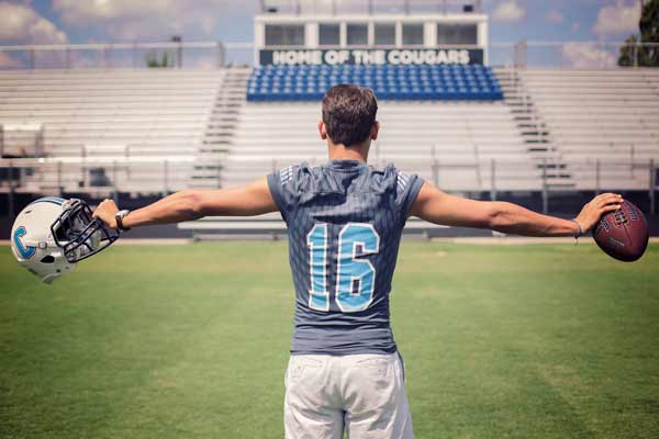 High School Sports Photoshoot in Franklin TN | Sports Senior Photoshoot Moments By T