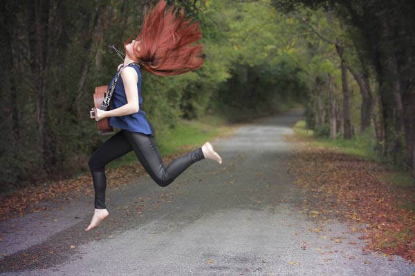 Senior girl jumping with a guitar in Franklin TN | Senior Portraits Moments By T