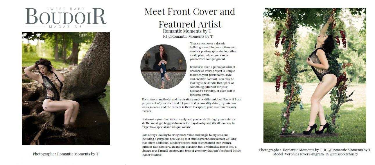 Sweet Baby Boudoir Magazine - Cover & Featured Artist