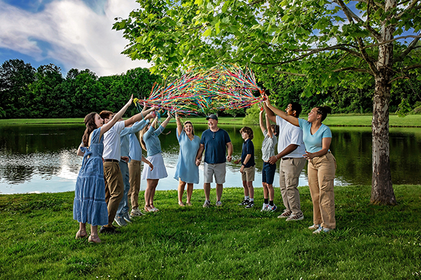 Blended Family Photoshoot with Big Brother Program | Franklin TN Family Portraits | Moments By T